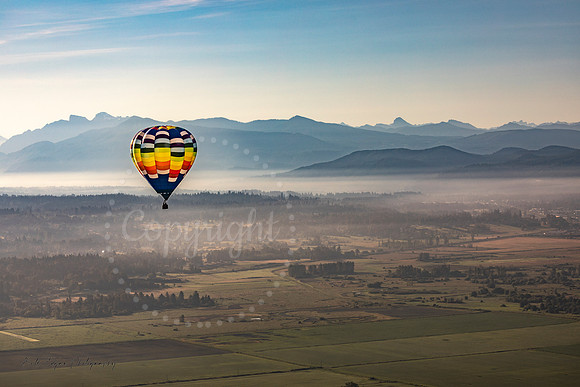 8x12 - Snohomish Hot Air Balloon