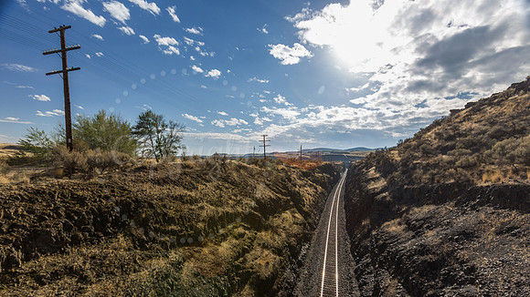 Palouse Rail Grade Eastern Washington