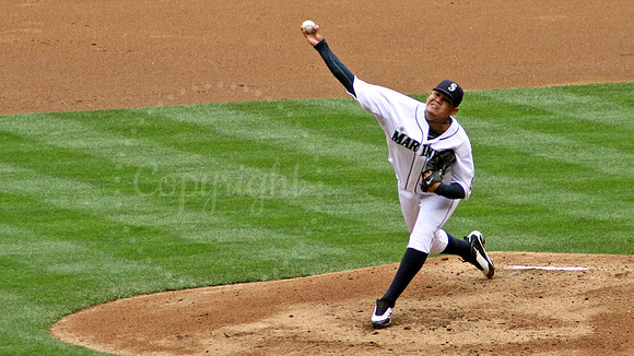 Felix Hernandez Pitch Seattle Mariners