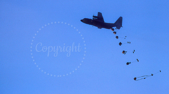 C-130 Air Drop Artic Ocean