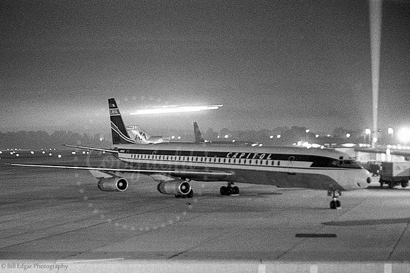 Capitol Airlines DC-8 Cleveland Hopkins Airport