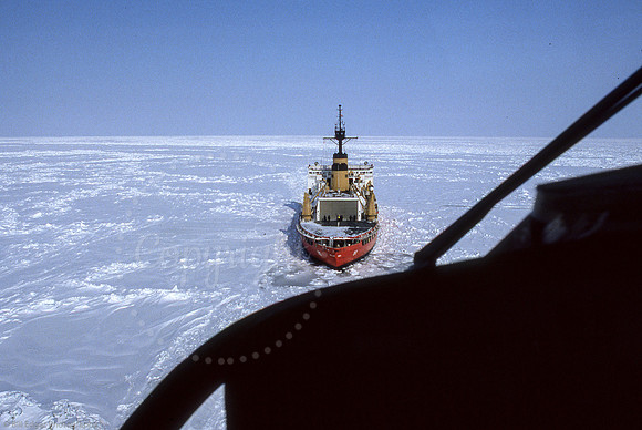 Arctic USCGC Polar Sea (WAGB-11) HH-52 Helicopter