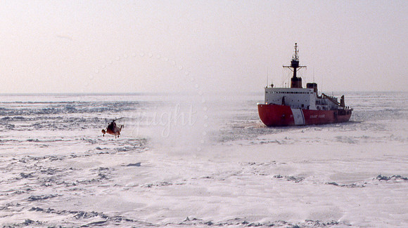 Arctic USCGC Polar Sea (WAGB-11) HH-52 Helicopter