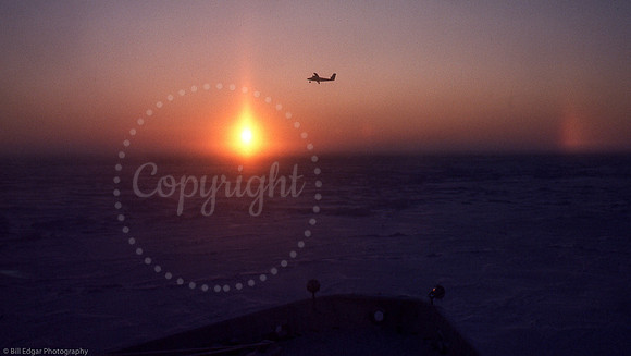 DeHavilland Otter with skis Arctic Ocean