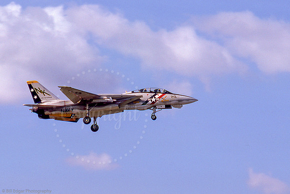 US Navy F-14A Tomcat over NAS Cubi Point, Philippines