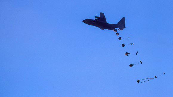 C-130 Air Drop Artic Ocean
