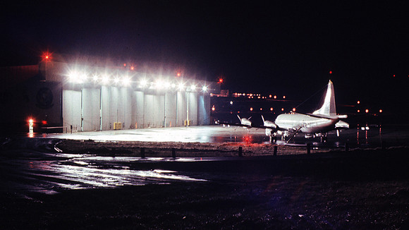 VP-47 P-3C Orion on deck Adak Alaska