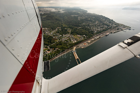On final at PAE in a Cessna 172
